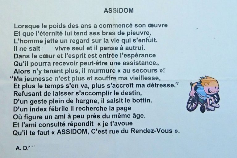 Aide à domicile en alexandrins